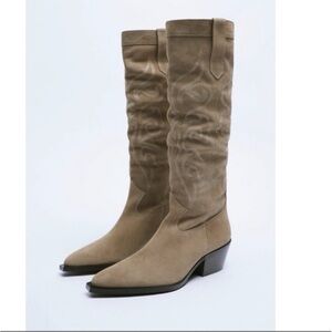 Zara cowboy boots